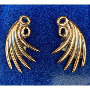 Vintage Renoir copper clip-ons